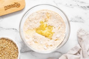 Оладьи из зеленой гречки