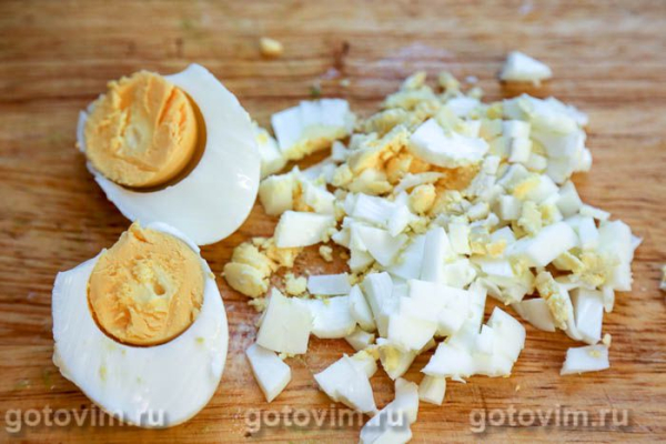 Яичный салат с авокадо