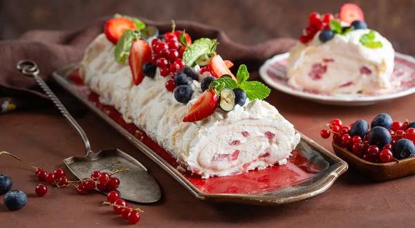 Рулет &laquo;Павлова&raquo;, пошаговый рецепт с фото на 411 ккал