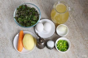 Щи с крапивой