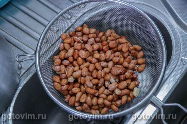 Жареный арахис с солью в микроволновке