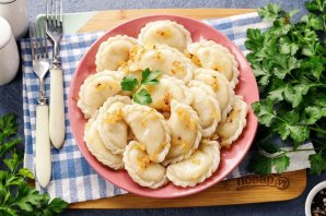 Постные вареники