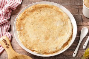 Блины на минеральной воде