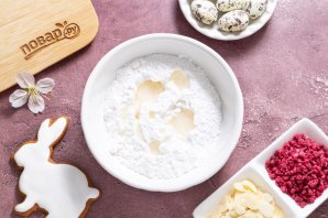 Сахарная глазурь для кулича