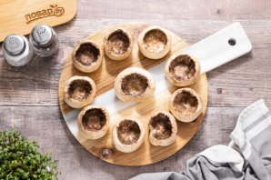 Постные фаршированные грибы