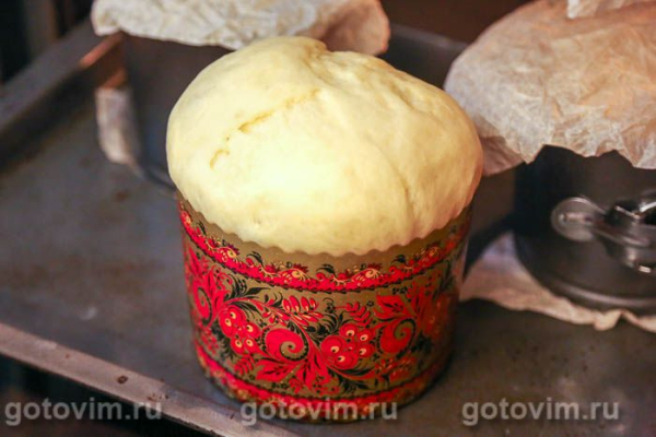 Кулич на сгущенном молоке