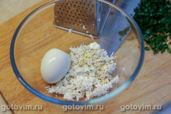 Яичный паштет с черемшой