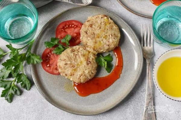 Постные котлеты на пару Постные котлеты на пару