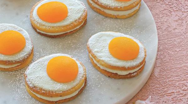 Пасхальное печенье с творожным кремом, пошаговый рецепт с фото на 675 ккал