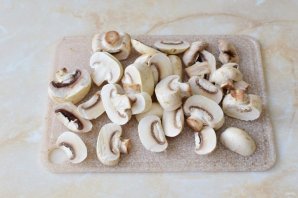 Шампиньоны с луком