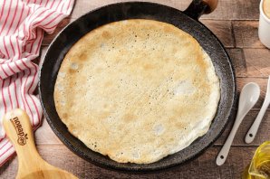 Блины на минеральной воде