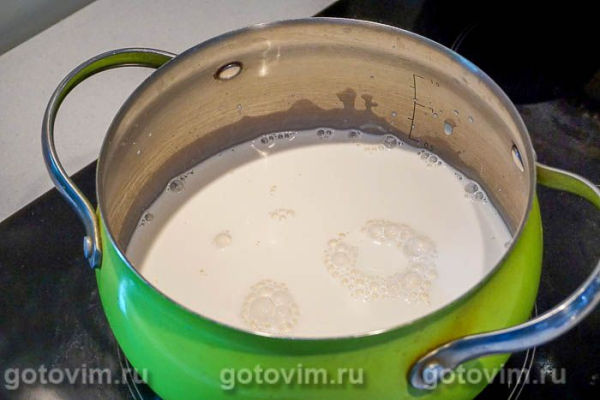 Панна котта с желе из красных апельсинов