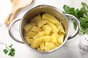 Запеканка с фаршем в аэрогриле