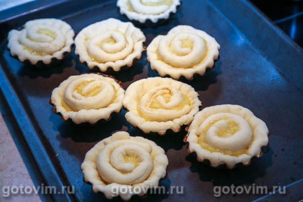 Булочки с лимонной начинкой