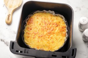 Запеканка с фаршем в аэрогриле