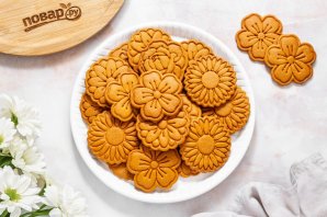 Имбирное печенье постное Имбирное печенье постное