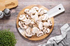 Перловка с грибами