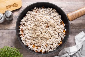 Перловка с грибами