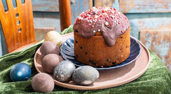 Кексовый кулич, пошаговый рецепт с фото на 643 ккал