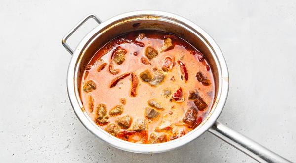 Паприкаш из свинины, пошаговый рецепт с фото на 676 ккал