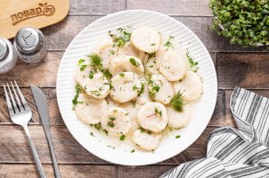 Постные галушки