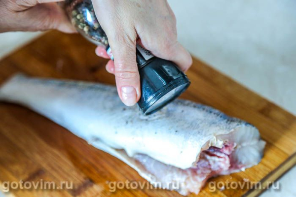 Судаки в беконе