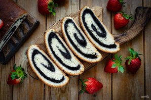 Постный маковый рулет Постный маковый рулет