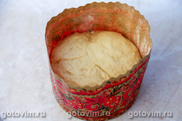 Кулич на сгущенном молоке