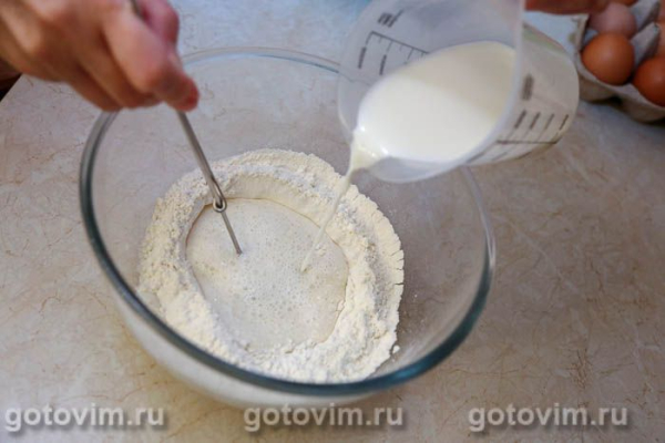 Йоркширские пудинги с колбасками в формах для маффинов