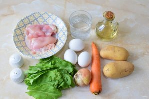 Щи из щавеля с яйцом