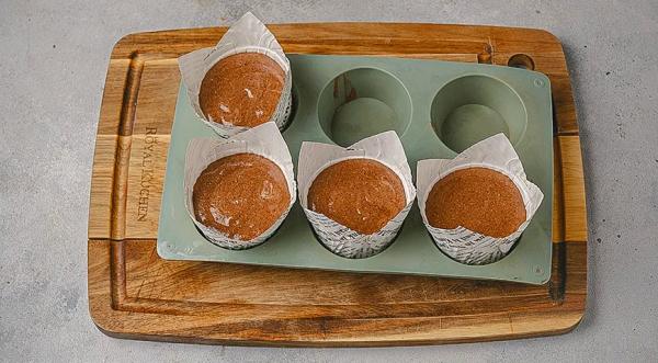 ПП шоколадные маффины, пошаговый рецепт с фото на 210 ккал