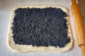 Постный маковый рулет Постный маковый рулет