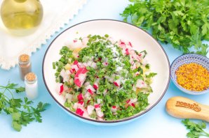 Окрошка постная