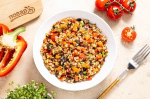 Гречка с овощами в мультиварке