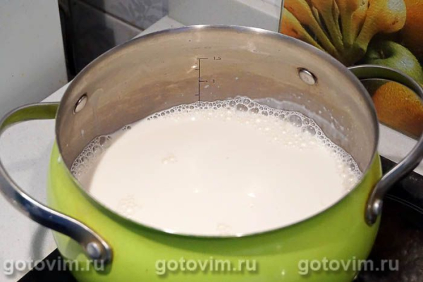 Панна котта с желе из красных апельсинов