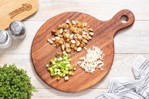 Зеленая фасоль на сковороде