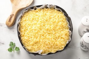 Запеканка с фаршем в аэрогриле