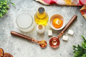 Постный салат с крабовыми палочками