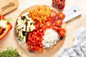 Гречка с овощами в мультиварке