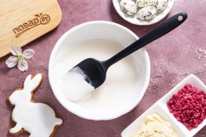 Сахарная глазурь для кулича