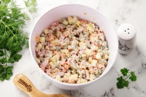 Салат "Пасхальный венок" Салат "Пасхальный венок"