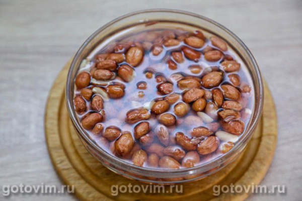 Жареный арахис с солью в микроволновке