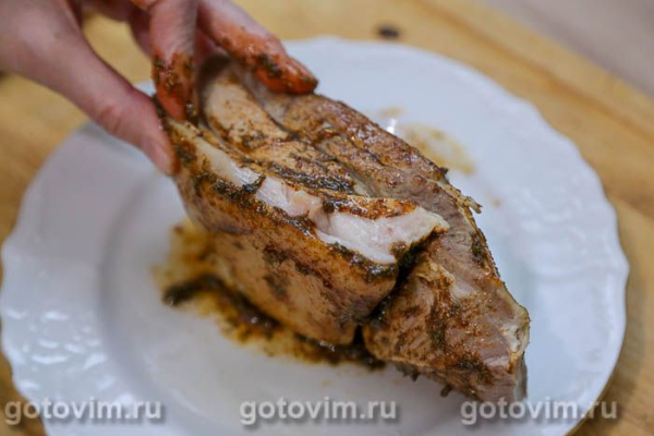 Закусочное мясо из свиной грудинки со специями