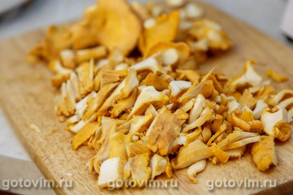 Чизкейк с лисичками