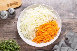 Постная солянка из свежей капусты