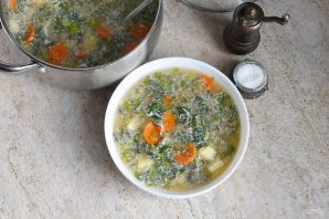 Щи с крапивой