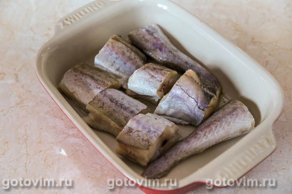 Минтай в томате 