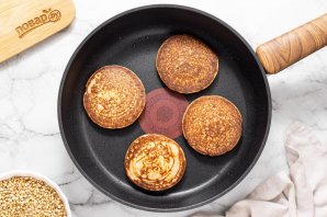 Оладьи из зеленой гречки