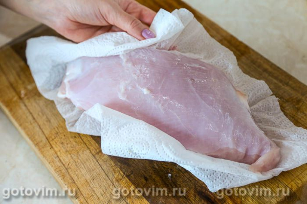 Филе индейки в духовке с апельсиновым маринадом