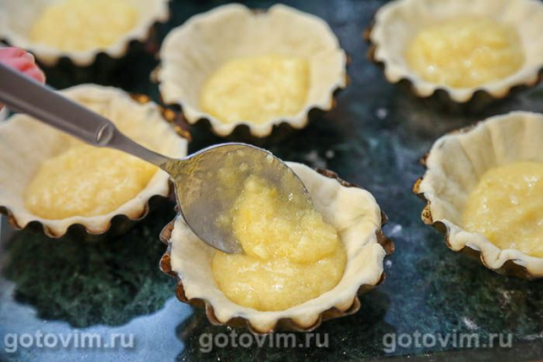 Булочки с лимонной начинкой